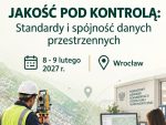 Seminarium szkoleniowe „JAKOŚĆ POD&nbsp;KONTROLĄ: Standardy i&nbsp;spójność danych przestrzennych”.